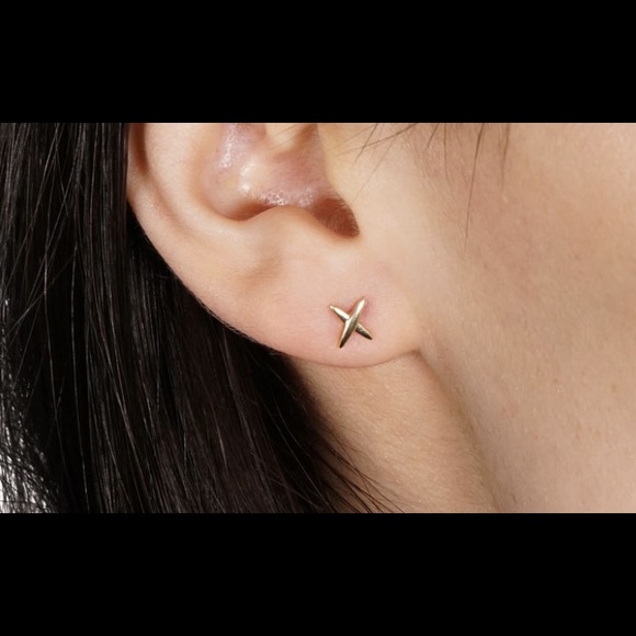 ISO Mejuri X Stud Earrings - Picture 2 of 2